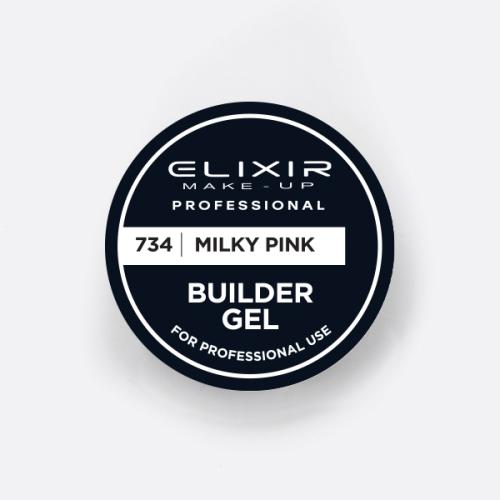 BUILDER GEL MILKY PINK N°734 30GR ELIXIR