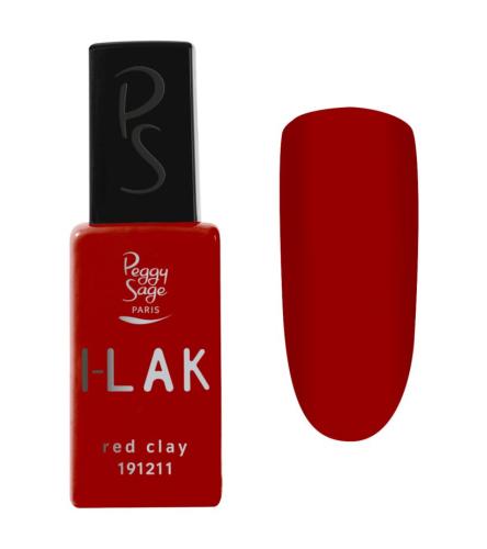 VERNIS SEMI-PERMANENT PEGGY SAGE I-LAK RED CLAY 11ML