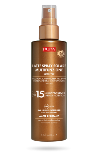 LAIT SOLAIRE SPRAY MULTIFONCTIONS SPF 15 200ML