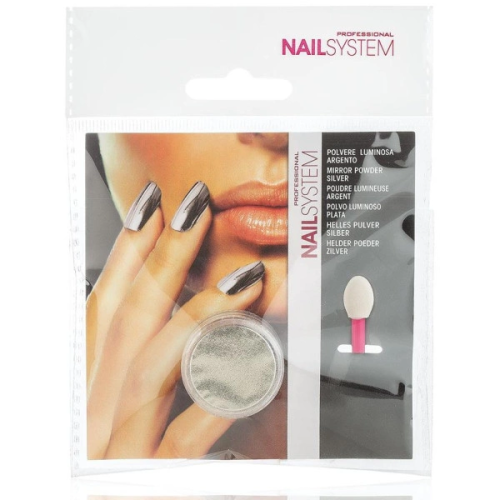 POUDRE LUMINEUSE ARGENT NAIL SYSTEM